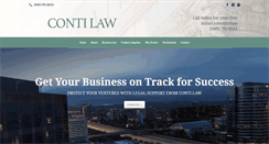 Desktop Screenshot of conti-law.com