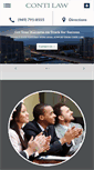 Mobile Screenshot of conti-law.com